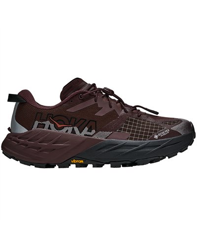 Hoka Speedgoat 7 GTX Gore-Tex Women's Trail Running Shoes, Deep Mauve/Black