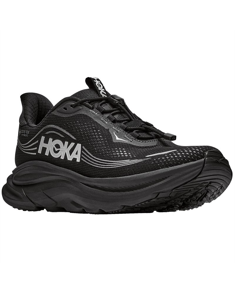 Hoka Clifton 11 GTX Gore-Tex Scarpe Running Donna, Black/Black