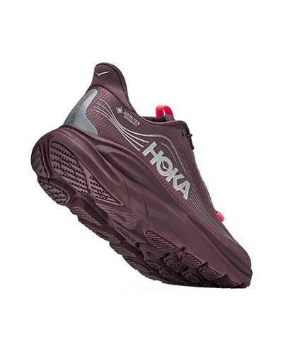 Hoka Clifton 11 GTX Gore-Tex Women's Running Shoes, Smoky Quartz/Deep Mauve