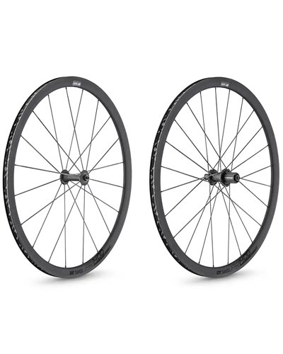 DT Swiss PR 1400 DICUT 32mm OXIC Clincher - Wheelset, Graphite