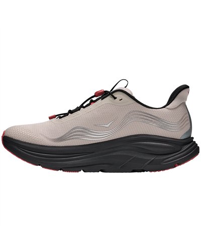 Hoka Clifton 11 GTX Gore-Tex Men's Running Shoes, River Rock Grey/Black