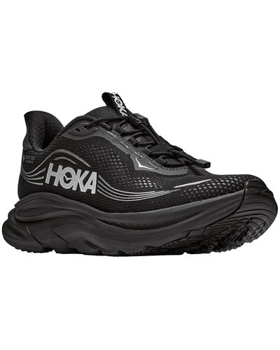Hoka Clifton 11 GTX Gore-Tex Wide Scarpe Running Uomo, Black/Black
