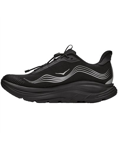 Hoka Clifton 11 GTX Gore-Tex Wide Scarpe Running Uomo, Black/Black