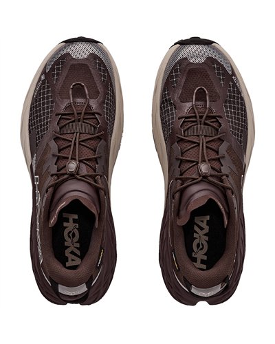 Hoka Speedgoat 7 GTX Gore-Tex Men's Trail Running Shoes, Spiced Chocolate/River Rock Grey