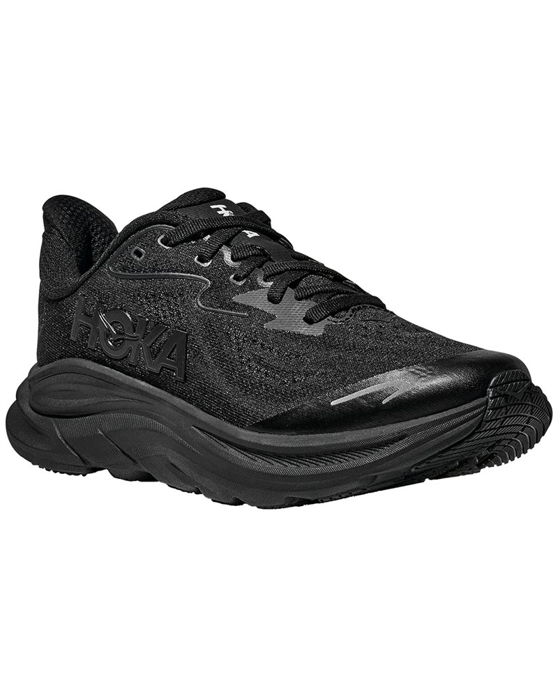 Hoka Clifton 10 Scarpe Running Junior, Black/Black