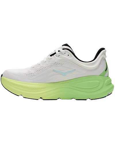 Hoka Bondi 9 Scarpe Running Donna, White/Tart Apple
