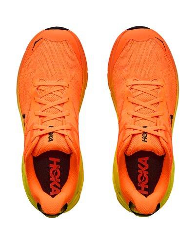Hoka Challenger 8 Scarpe Trail Running Uomo, Neon Tangerine/Hoka Citrus