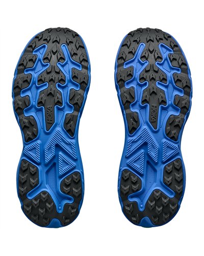 Hoka Challenger 8 Men's Trail Running Shoes, Stradust/Virtual Blue