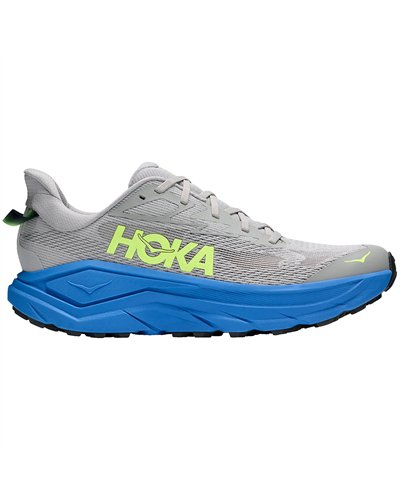 Hoka Challenger 8 Men's Trail Running Shoes, Stradust/Virtual Blue