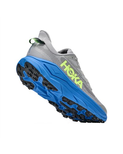 Hoka Challenger 8 Men's Trail Running Shoes, Stradust/Virtual Blue