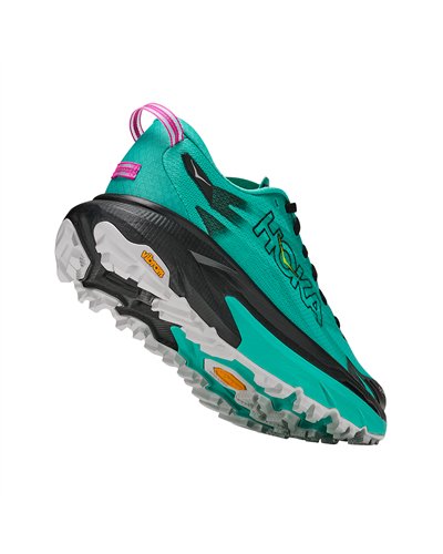 Hoka Mafate 5 Scarpe Trail Running Donna, Black/Electric Aqua