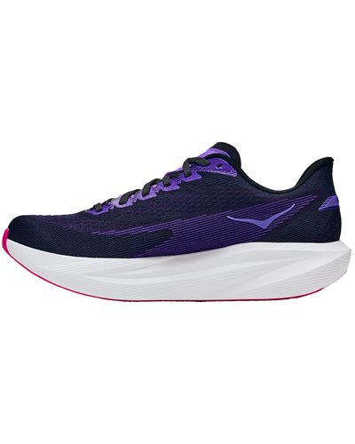 Hoka Mach 7 Scarpe Running Uomo, Carbon Black/Cosmic Purple
