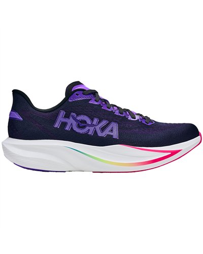 Hoka Mach 7 Scarpe Running Uomo, Carbon Black/Cosmic Purple