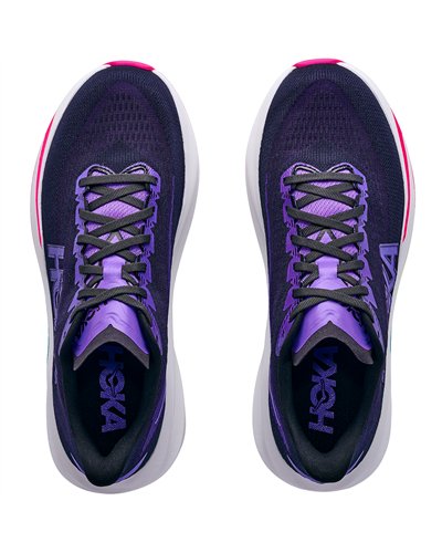 Hoka Mach 7 Scarpe Running Uomo, Carbon Black/Cosmic Purple