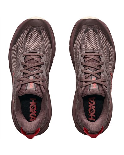 Hoka Challenger 8 GTX Gore-Tex Women's Trail Running Shoes, Smoky Quartz/Alabaster