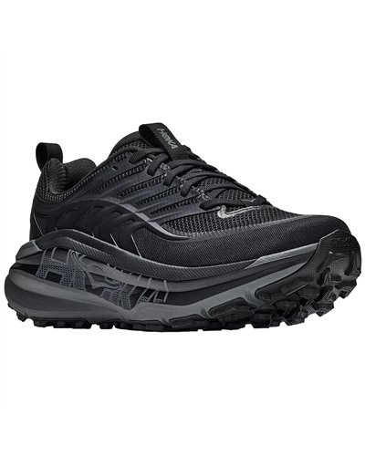 Hoka Stinson 8 Men's Trail Running Shoes, Black/Outer Orbit