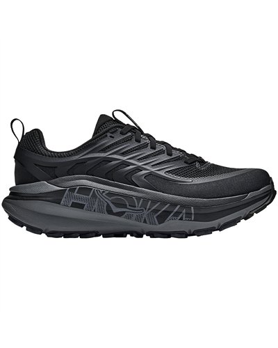 Hoka Stinson 8 Men's Trail Running Shoes, Black/Outer Orbit