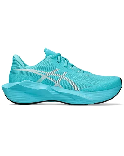 Asics Novablast 6 Scarpe Running Uomo, Energy Aqua/White