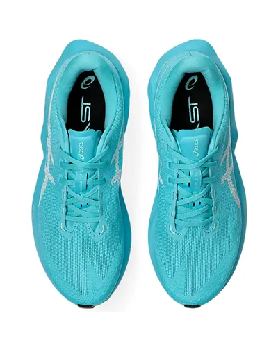 Asics Novablast 6 Scarpe Running Uomo, Energy Aqua/White