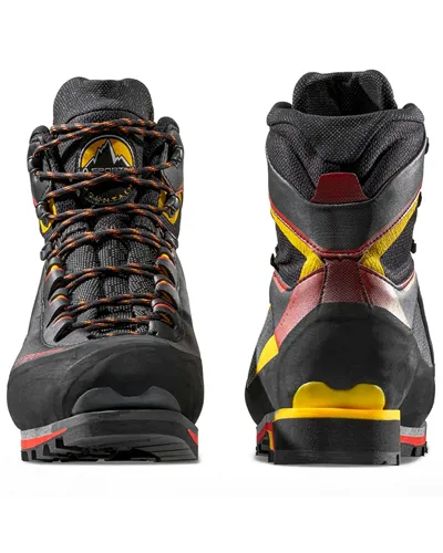 La Sportiva Trango Tower Extreme GTX Gore-Tex Men's Crampon Compatible Mountaineering Boots, Black/Yellow