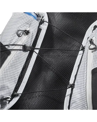 Salomon ADV Skin Cross Season Race Flag 15 Zaino Gilet Impermeabile Idrico Compatibile Running, White/Black