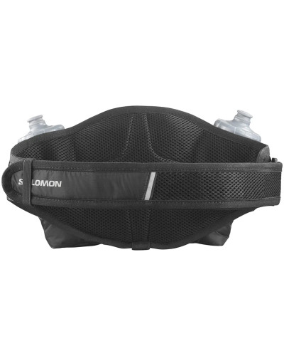 Salomon Cross Belt 2 Marsupio Idrico Running, Black/Ebony (2 Borracce da 400 ml Incluse)