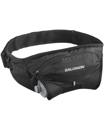 Salomon Cross Belt 1 Marsupio Idrico Running, Black (Borraccia da 400 ml Inclusa)