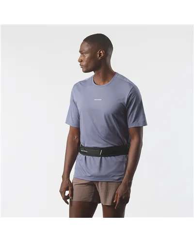 Salomon Cross Belt 1 Running Waist Pack, Black (400 ml Bottle Included)