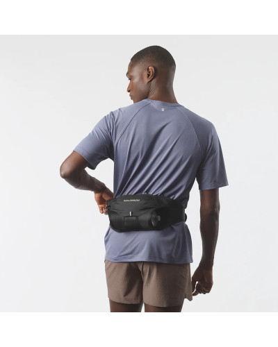Salomon Cross Belt 1 Marsupio Idrico Running, Black (Borraccia da 400 ml Inclusa)