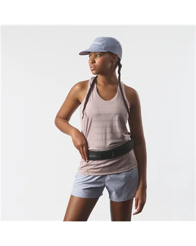 Salomon Cross Belt 1 Marsupio Idrico Running, Black (Borraccia da 400 ml Inclusa)