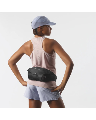 Salomon Cross Belt 1 Running Waist Pack, Black (400 ml Bottle Included)