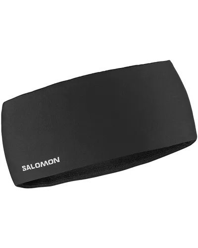 Salomon Run Tech Fascia Testa, Deep Black (Taglia Uinca)