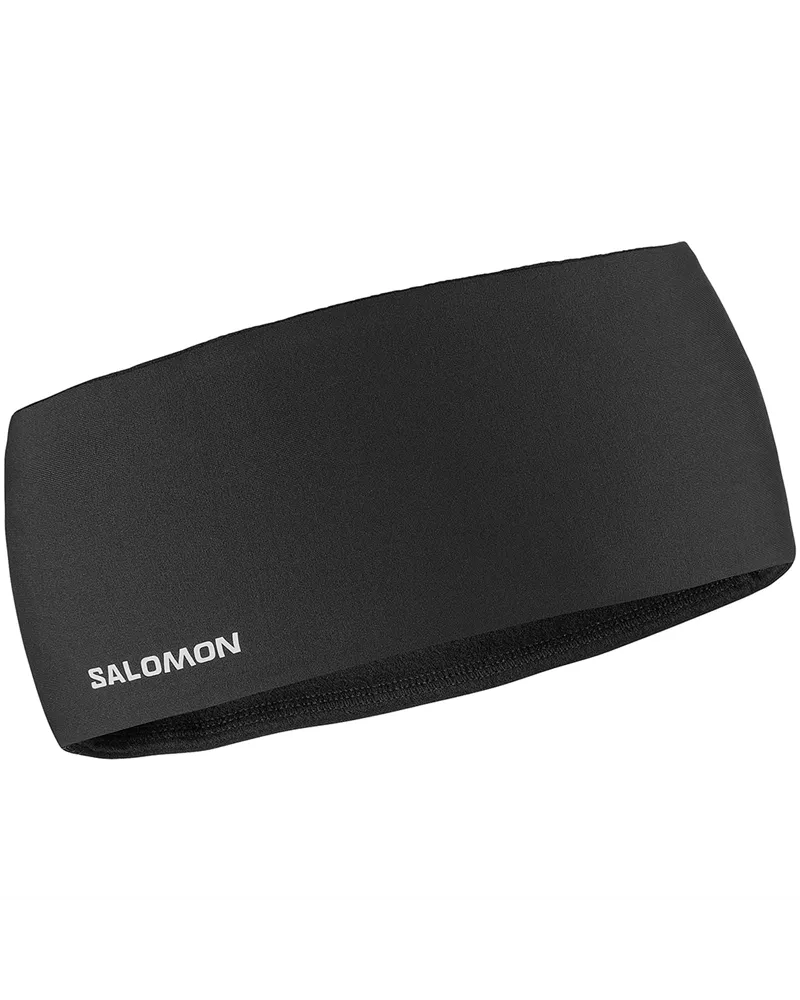 Salomon Run Tech Headband, Deep Black (One Size Fits All)