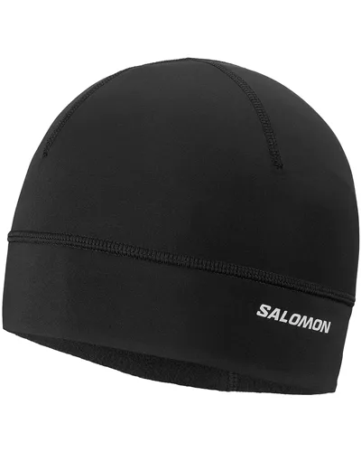 Salomon Run Tech Beanie, Deep Black (One Size Fits All)