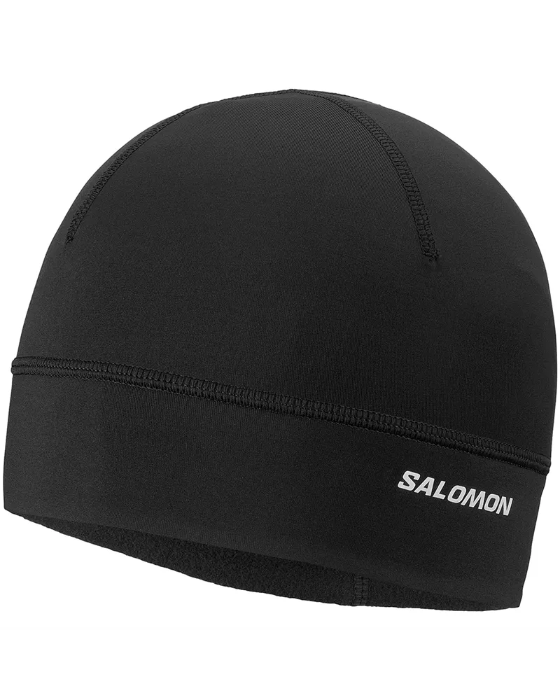 Salomon Run Tech Beanie, Deep Black (One Size Fits All)