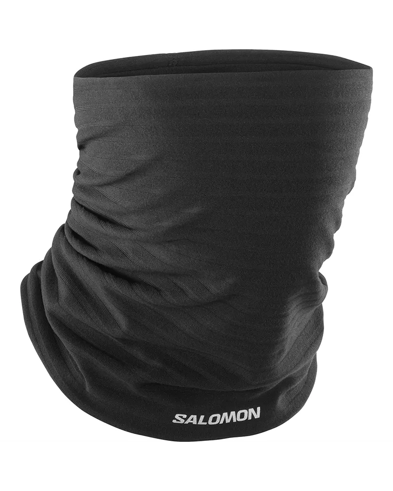 Salomon Warm Neck Gaiter, Deep Black (One Size Fits All)