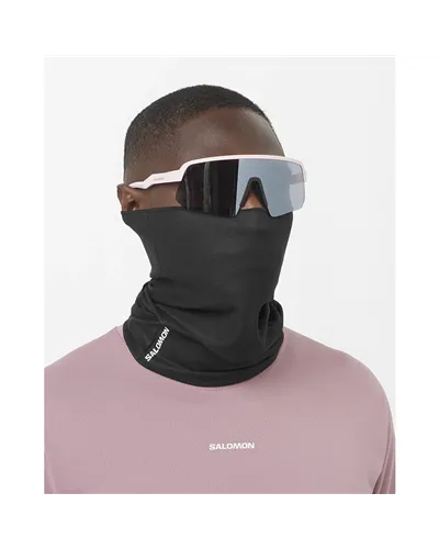 Salomon Neck Gaiter, Deep Black (One Size Fits All)