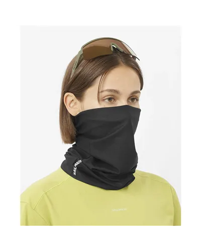 Salomon Neck Gaiter, Deep Black (One Size Fits All)