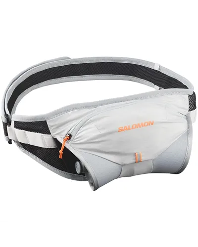 Salomon Cross Belt 1 Running Waist Pack, Gray Violet/Quarry/Nectarine (400 ml Bottle Included)