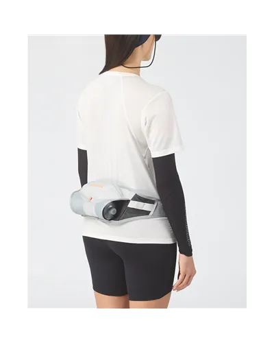 Salomon Cross Belt 1 Marsupio Idrico Running, Gray Violet/Quarry/Nectarine (Borraccia da 400 ml Inclusa)