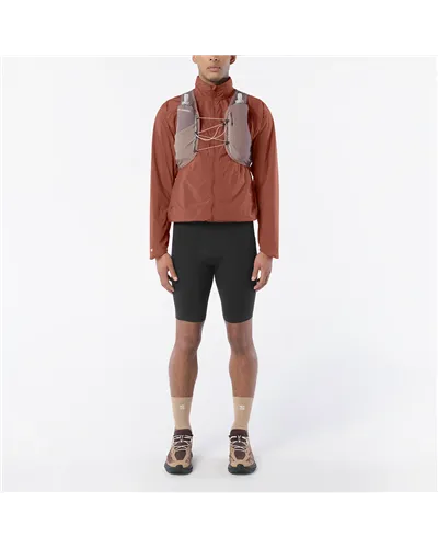 Salomon Gravel Skin 4 Set Hydration Running Pack/Vest, Iron/Silver Cloud (2 500 ml Soft Flask Included)