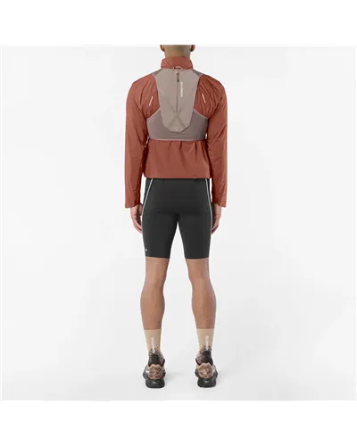 Salomon Gravel Skin 4 Set Zaino Gilet Idrico Running, Iron/Silver Cloud (2 Soft Flask da 500 ml Incluse)