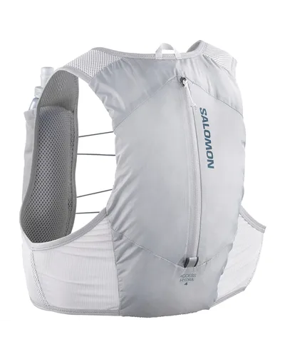 Salomon Hydra Access 4 Hydration Running Pack/Vest, Alloy/Gray Violet/Spellbound (500 ml Soft Flask Included)