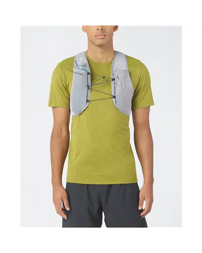 Salomon Hydra Access 4 Hydration Running Pack/Vest, Alloy/Gray Violet/Spellbound (500 ml Soft Flask Included)