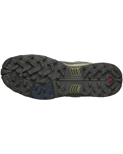Salomon X Ultra 5 GTX Gore-Tex Men's Trekking Shoes, Martini Olive/Gray Green/Blue Nights
