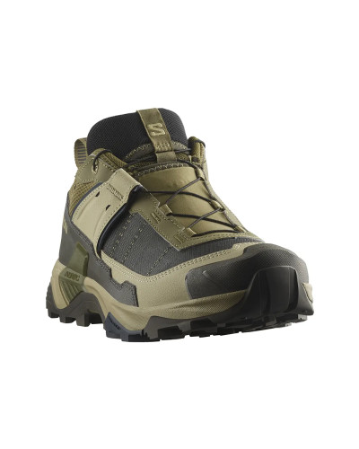 Salomon X Ultra 5 GTX Gore-Tex Scarpe Trekking Uomo, Martini Olive/Gray Green/Blue Nights