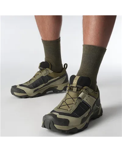 Salomon X Ultra 5 GTX Gore-Tex Scarpe Trekking Uomo, Martini Olive/Gray Green/Blue Nights