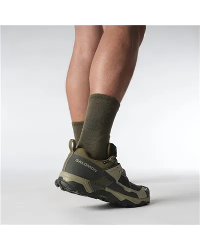 Salomon X Ultra 5 GTX Gore-Tex Men's Trekking Shoes, Martini Olive/Gray Green/Blue Nights