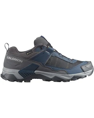 Salomon X Ultra 5 GTX Gore-Tex Men's Trekking Shoes, Asphalt/Spellbound/Alloy