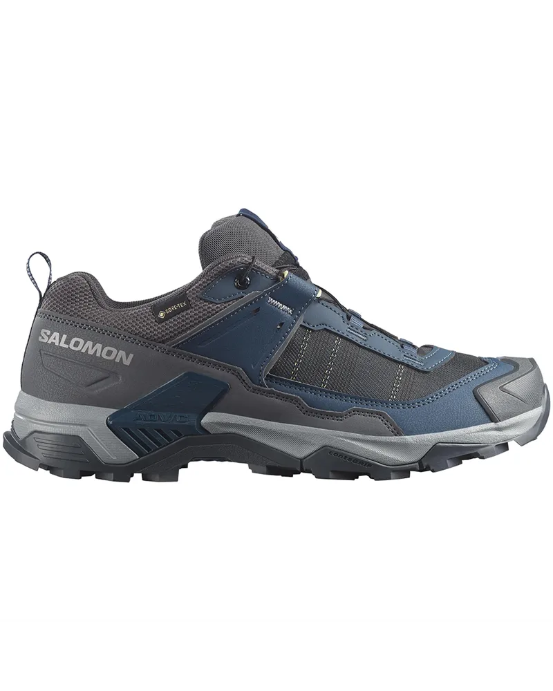 Salomon X Ultra 5 GTX Gore-Tex Men's Trekking Shoes, Asphalt/Spellbound/Alloy